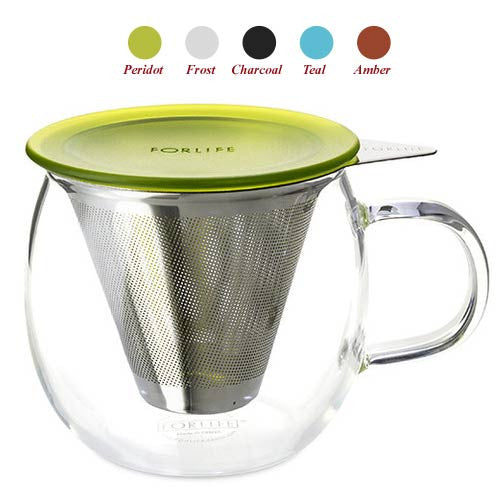 ForLife Lucidity BrewinCup with Stainless Infuser Tumblewood Teas