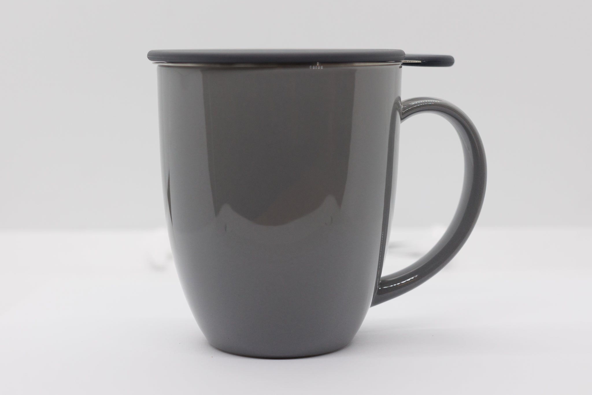 Tazza EDDY Jungle con colino da tè e coperchio